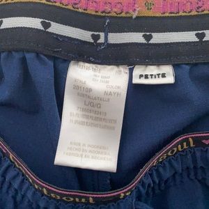 Navy large P scrub bottoms